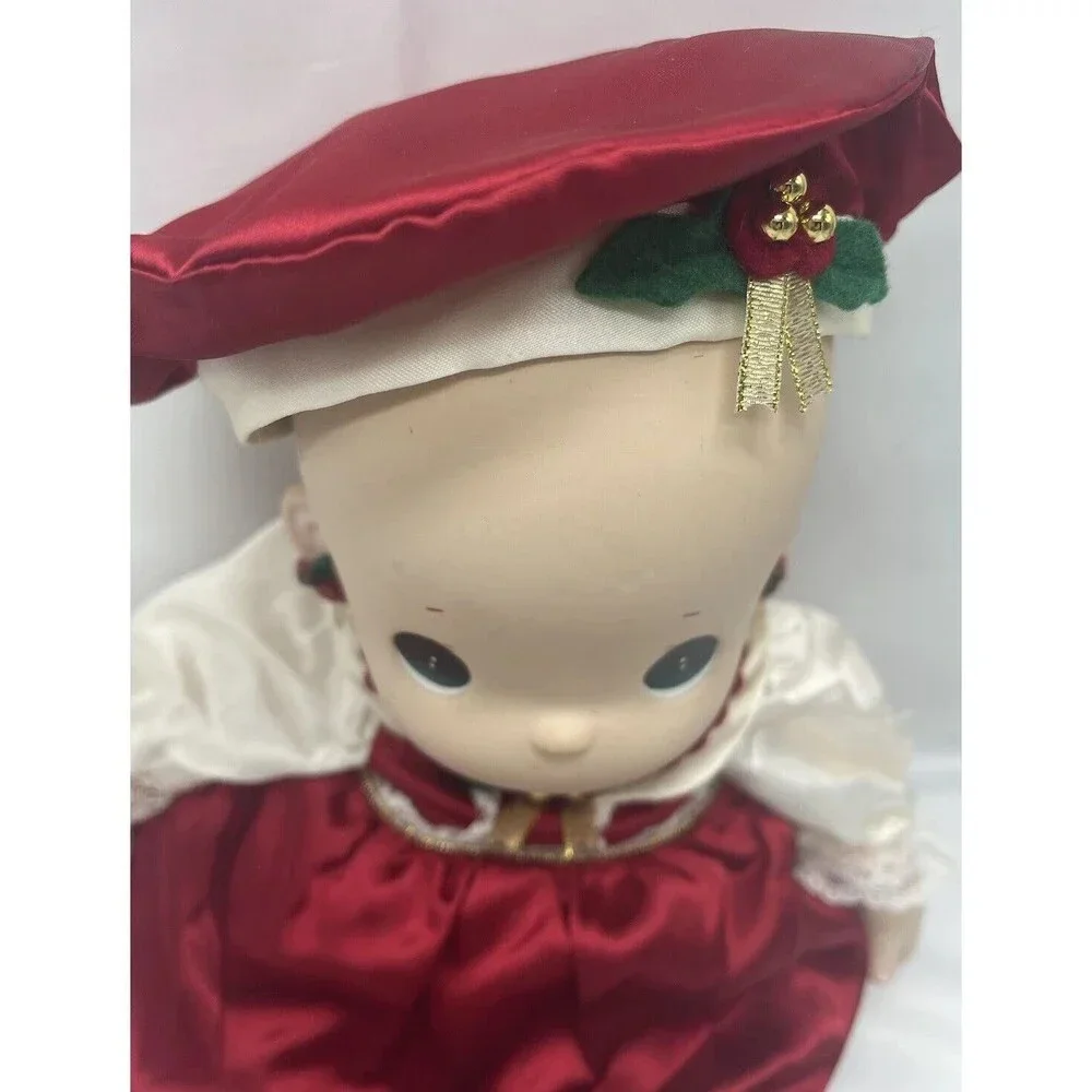 Precious Moments 1999 Christmas Doll Holly QVC Exclusive Vintage Missing Hair